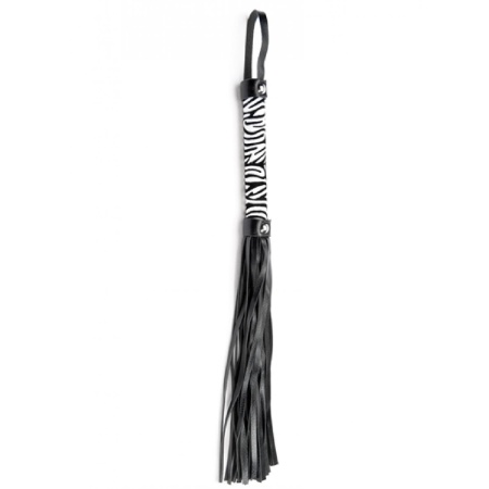 White Small Leopard Flogger - 2