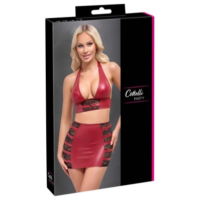 Top & Skirt red L - 1