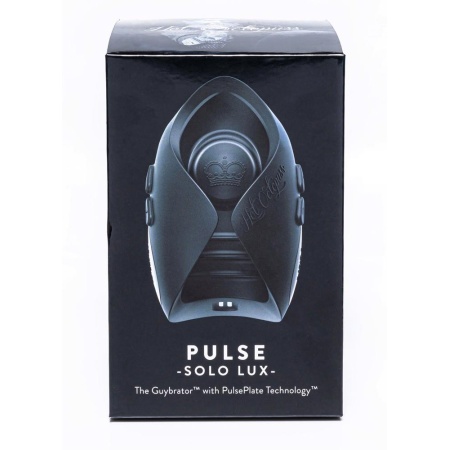 Masturbator dla mężczyzn Pulse Solo Lux – bezręczny stymulator pulsacyjny z pilotem, 6 trybów, długość 10,6 cm - 1