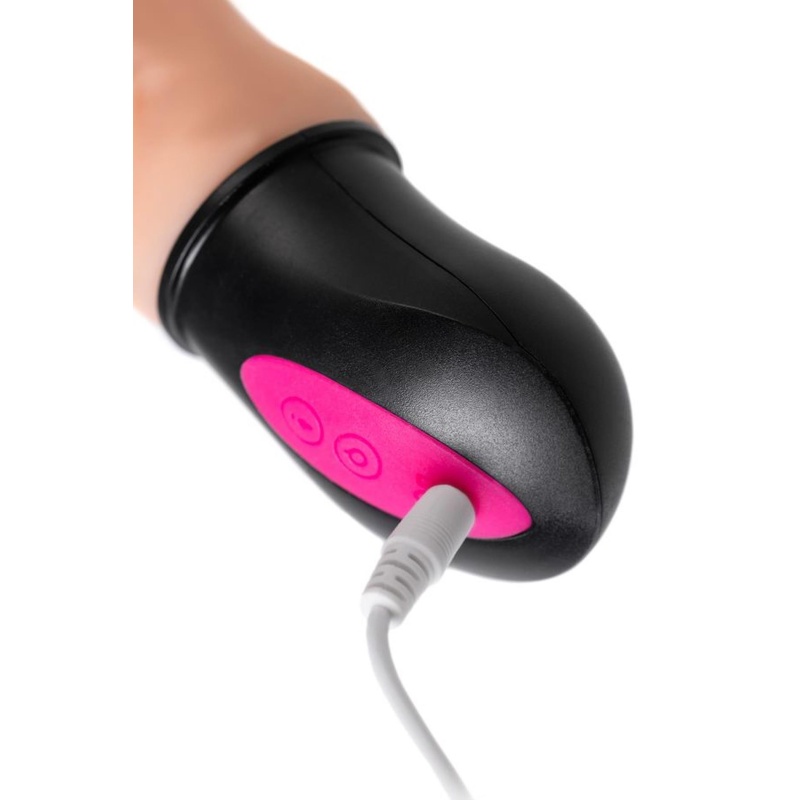 Wibrator grzewczy Benedick z TPE, 12 trybów wibracji, wyginana konstrukcja, długość robocza 19 cm - 9