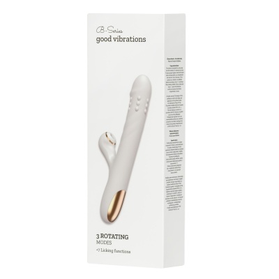 Silicone Vibrator - 3 rotating functions and 7 licking functions - 1
