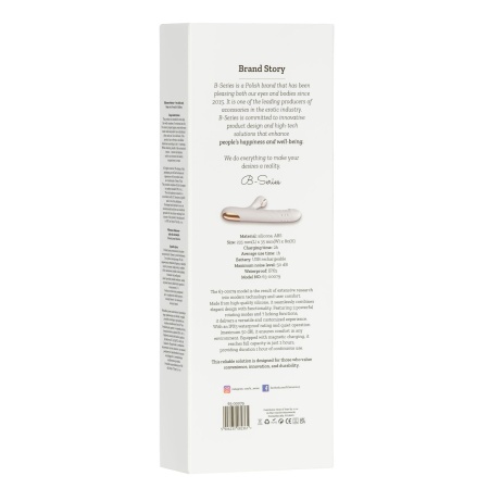Silicone Vibrator - 3 rotating functions and 7 licking functions - 4