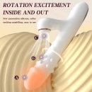Silicone Vibrator - 3 rotating functions and 7 licking functions - 7