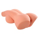 PDX Plus Perfect 10 Torso Light – Masturbator TPR z pochwą i otworem odbytu, 44,5 cm, 4,8 kg - 3