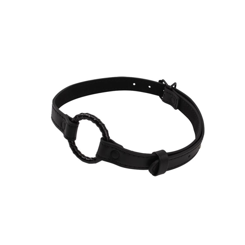 Knebel O-ring - regulowany pasek 68 cm, metalowy pierścień Ø4,7 cm, PU + metal - 3