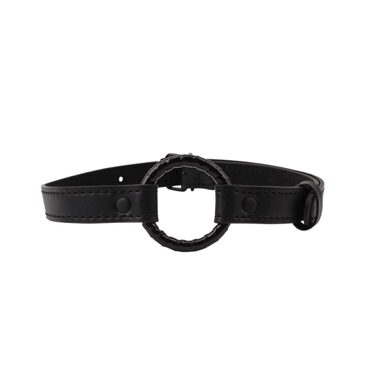 Knebel O-ring - regulowany pasek 68 cm, metalowy pierścień Ø4,7 cm, PU + metal - 4