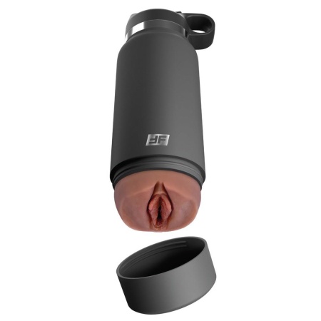 Masturbator Fuck Flask Secret Delight – dyskretna obudowa typu flask z zaworem ssącym typu flip-top, 23,8 cm - 2