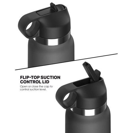 Masturbator Fuck Flask Secret Delight – dyskretna obudowa typu flask z zaworem ssącym typu flip-top, 23,8 cm - 5