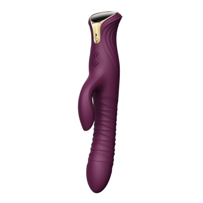 Wibrator typu rabbit Mose z ruchem posuwistym i podgrzewaniem, 25,8 cm - 1