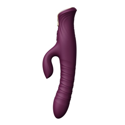 Wibrator typu rabbit Mose z ruchem posuwistym i podgrzewaniem, 25,8 cm - 1 2