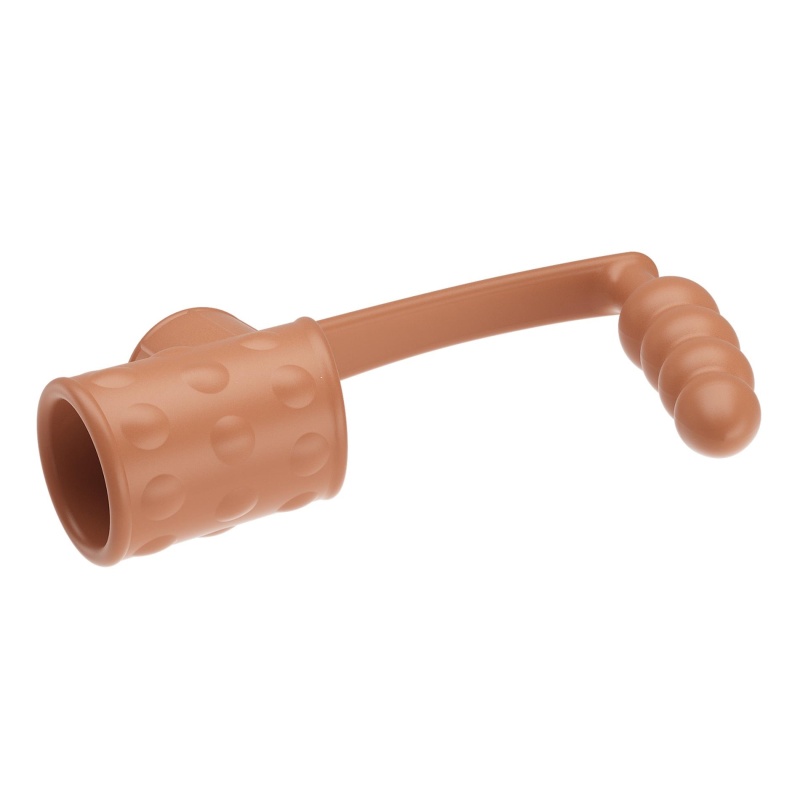 Korek analny Rilley z pierścieniem erekcyjnym i wibracjami - 4 cm - 4