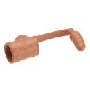 Korek analny Rilley z pierścieniem erekcyjnym i wibracjami - 4 cm - 4