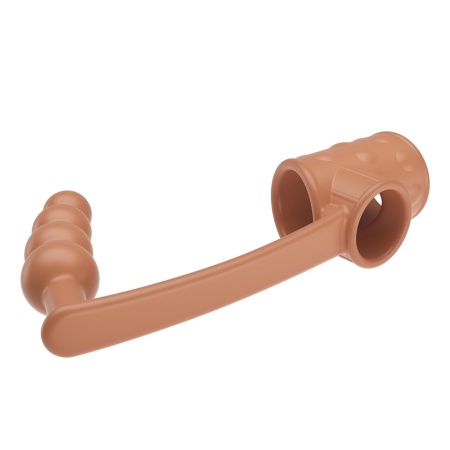 Korek analny Rilley z pierścieniem erekcyjnym i wibracjami - 4 cm - 5