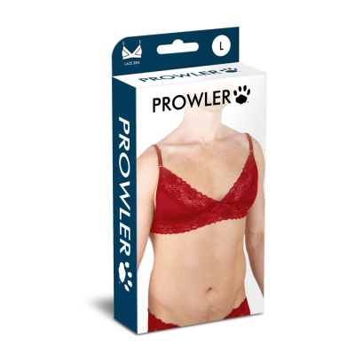 Prowler Red Lace Bra Small - 1