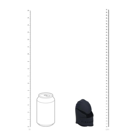 Adjustable Vibrating Silicone Penis Head Stimulator - Black - 8