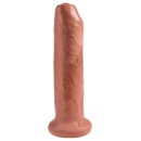 King Cock 7″ Uncut Tan — Realistyczne Dildo PCV z Ruchomym Napletkiem Slide-Skin i Stopą Ssącą, 17,8 cm - 3