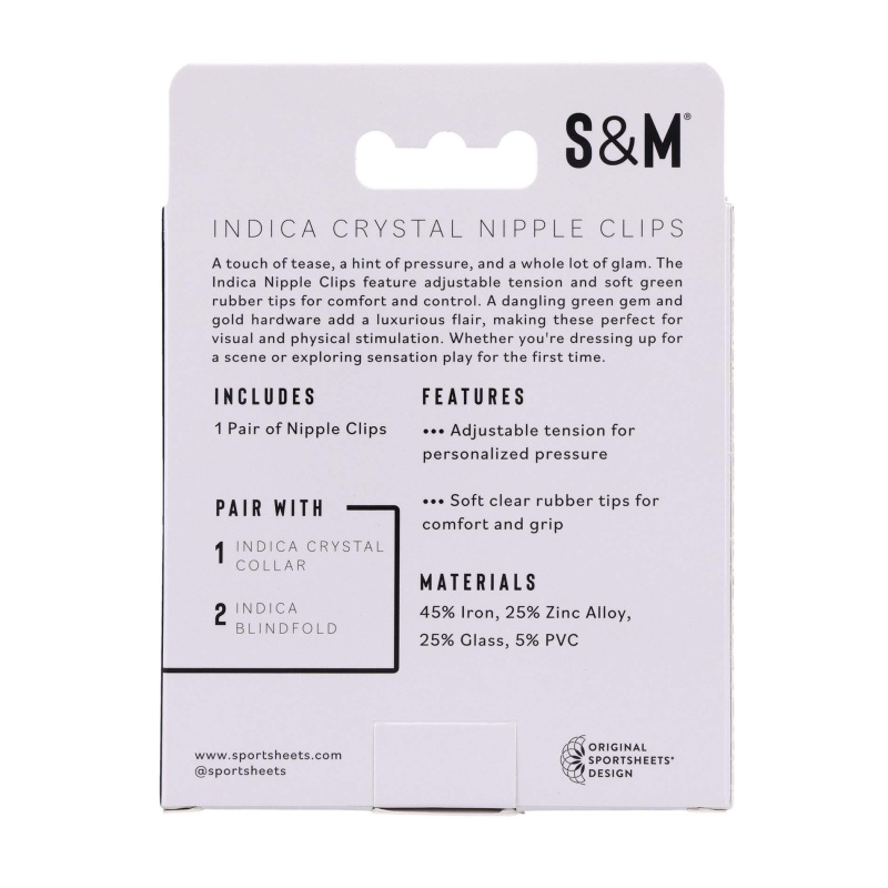 Crystal Nipple Clips - 9