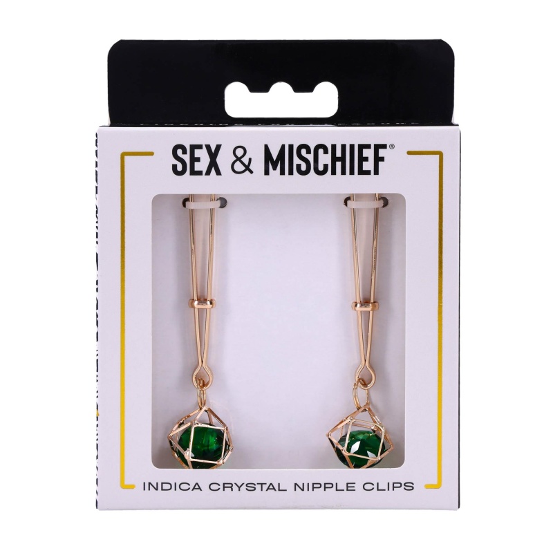 Crystal Nipple Clips - 10