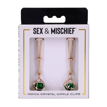 Crystal Nipple Clips - 10