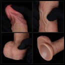 Dildo z podwójną warstwą silikonu 7.5 cala (19 cm) - 1