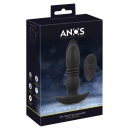 Wibrator analny ANOS Thrusting Plug z funkcją napierania i pilotem RC, długość 14,4–15,9 cm, średnica 3–3,7 cm - 1