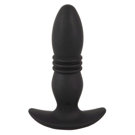 Wibrator analny ANOS Thrusting Plug z funkcją napierania i pilotem RC, długość 14,4–15,9 cm, średnica 3–3,7 cm - 3