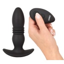 Wibrator analny ANOS Thrusting Plug z funkcją napierania i pilotem RC, długość 14,4–15,9 cm, średnica 3–3,7 cm - 7