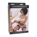 SPORTSHEETS SAFFRON THIGH AND WRIST CUF SET - 1