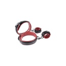 SPORTSHEETS SAFFRON THIGH AND WRIST CUF SET - 2