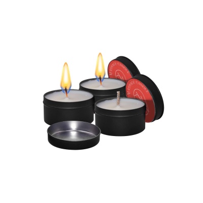 AMOUR MASSAGE CANDLE SET OF 3 SCENTS - 1 2