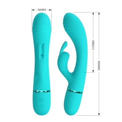 Wibrator Królik Gcocco BW-500060-1 - Giętka Główka G-Spot, 10 Funkcji Wibracji, Wodoodporny Silikon, Opakowanie 110 × 66 × 270 m - 1 2