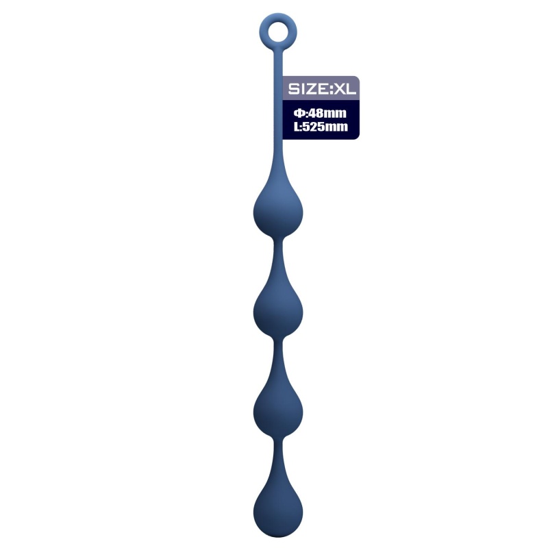 Kulki analowe Waterdrop XL z pierścieniem zabezpieczającym o długości 52,5 cm - 2