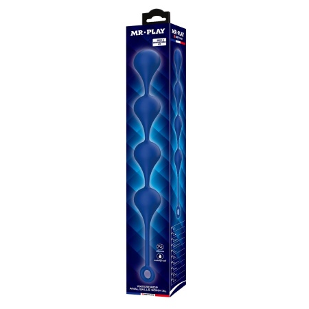 Kulki analowe Waterdrop XL z pierścieniem zabezpieczającym o długości 52,5 cm - 7