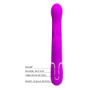 Wibrator króliczek Laursen Purple - 7 trybów wibracji, ruch falujący, silikon medyczny, 24,9 x 3,5 cm - 9