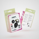 Analny plug Cuore Small z wymiennymi kryształkami, 7 cm - 10