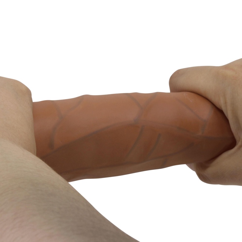 Dildo Barbara Soft Skin Realistic z przyssawką, 25 cm - 3