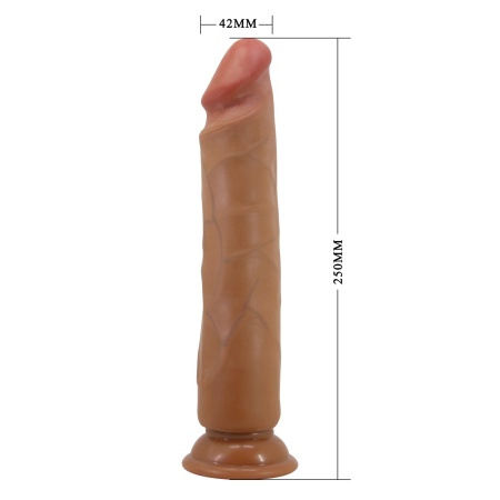 Dildo Barbara Soft Skin Realistic z przyssawką, 25 cm - 10
