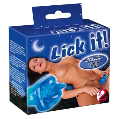 Wibrator do łechtaczki Lick it! z elastycznym językiem i bezprzewodowym pilotem, 9,1 x 5,7 cm - 1