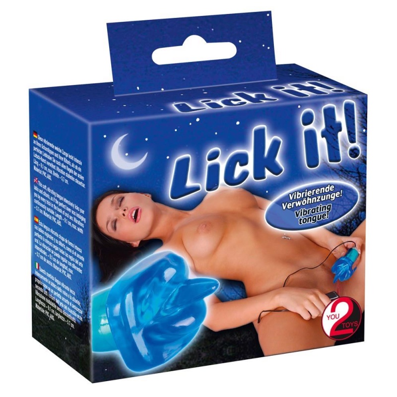 Wibrator do łechtaczki Lick it! z elastycznym językiem i bezprzewodowym pilotem, 9,1 x 5,7 cm - 1