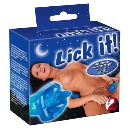 Wibrator do łechtaczki Lick it! z elastycznym językiem i bezprzewodowym pilotem, 9,1 x 5,7 cm - 1