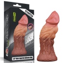 Korek Analny Dual Layered 7'' (17,8 cm) Różowy - 1