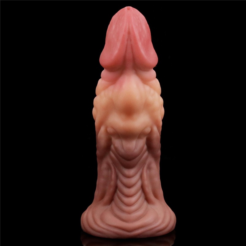 Korek Analny Dual Layered 7'' (17,8 cm) Różowy - 3