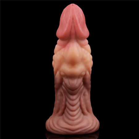 Korek Analny Dual Layered 7'' (17,8 cm) Różowy - 3