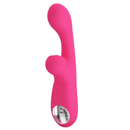 Wibrator króliczek Skylar Pink - 10 funkcji wibracji, 10 thumpingu, 9 poziomów intensywności, silikon, USB, wymiary niepodane pr - 2