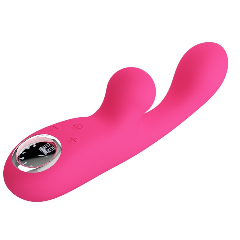 Wibrator króliczek Skylar Pink - 10 funkcji wibracji, 10 thumpingu, 9 poziomów intensywności, silikon, USB, wymiary niepodane pr - 5