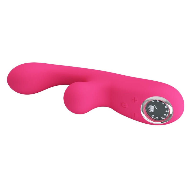 Wibrator króliczek Skylar Pink - 10 funkcji wibracji, 10 thumpingu, 9 poziomów intensywności, silikon, USB, wymiary niepodane pr - 7