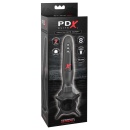 PEE Vibrating Roto-Sucker – wibrujący stymulator żołędzi z funkcją odsysania, obrotowa głowica, długość 26 cm - 1