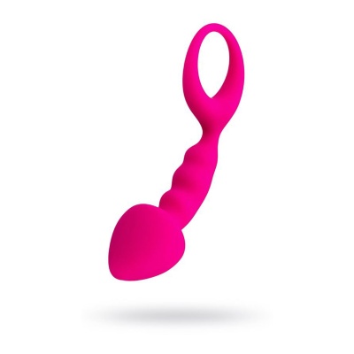 Korek analny Anal Plug Bong - silikonowy, szpiczasta końcówka i pętla bezpieczeństwa, 12,5 cm - 1