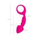 Korek analny Anal Plug Bong - silikonowy, szpiczasta końcówka i pętla bezpieczeństwa, 12,5 cm - 6