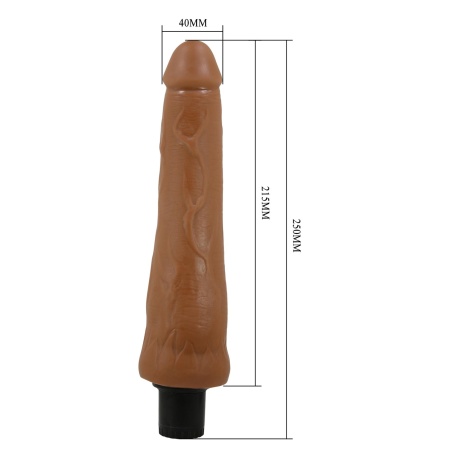 Dildo wibrujące Alfredo Sliding Skin 25 cm - 9